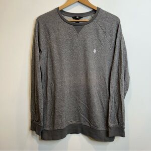 Volcom Men’s Long Sleeve Lightweight Sweatshirt Grey